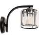 Toolight Lampa kinkiet ścienny metalowy kryształ black APP512-1W, 3 image
