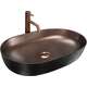 Rea Sanitary Umywalka nablatowa Rea Cleo 61 Copper Bush / Black, 2 image