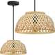 Toolight LAMPA WISZĄCA BAMBUSOWA APP1628-1CP