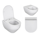 WC SET 2in1: WC Zante RimOff + toilet seat Zante Slim