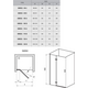 Shower door SMSD2-90 B-R chrome + glass Transparent, изображение 2