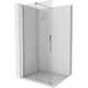 Mexen Velar drzwi prysznicowe rozsuwane Walk-in 90 cm, transparent, chrom - 871-090-000-03-01