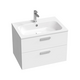Wash basin cupboard SD 600 Chrome II white/white, handle cm