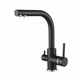 HELIKA (AQUASANITA) Akvaduo TAP 2663L Black metallic 601 virtuves ūdens maisītājs filtrētam ūdenim, Citas krāsas: 601 / melns matēts