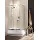 Radaway Dolphi Premium Plus E 100x80cm Душевой уголок асимметричный [30481-01-0XN], Размер: 100x80, Цвет: Хром