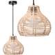 Toolight LAMPA SUFITOWA WISZĄCA NATURAL BOHO APP984-1CP SMALL