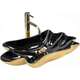 Rea Sanitary Umywalka REA Sea Infinity Gold/Black + Korek