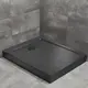 Dušas paliktnis taisnstūra Radaway DOROS F Compact 120x80cm, melns akmens, Izmērs: 120x80, Цвет: Чёрный