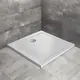 Dušas paliktnis kvadrātveida Radaway DOROS C 90x90cm, balts akmens