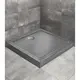 Dušas paliktnis kvadrātveida Radaway DOROS C Compact 90x90cm, antracīts akmens