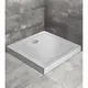 Dušas paliktnis kvadrātveida Radaway DOROS C Compact 90x90cm, balts akmens