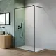 Dušas siena Radaway NES Black Frame Walk-in II 1000x2000mm, melns