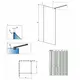 Dušas siena Radaway Modo New Black II Factory 95x200cm, 3 image