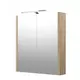 Vannas istabas skapītis ar spoguli un LED apgaismojumu Raguvos Baldai 58.2 cm, 1402310