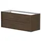 Skapītis zem virsmas Kame HOME 120x46cm, brūns ozolkoka finierējums