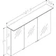 Vannas istabas skapītis ar spoguli KAME Vetro 121x71 cm,MC3DML/120-70, 2 image