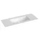 Izlietne skapītim KAME Orion DURATEK® 120.5x46.5cm, balta matēta