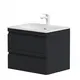 Vannas istabas skapītis izlietnei Kame Terra 60cm, matt black