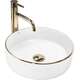 Rea Sanitary Umywalka nablatowa Rea Sami Gold Edge