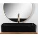 Rea Sanitary Umywalka Nablatowa Denis Black Stone Matt, 5 image