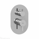 ES 065.00CR.O2.RB07E Concealed 2-way tap without body, set, chrome