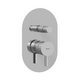 ES 061.00CR.O2 Concealed tap automatic 2-way with body, chrome
