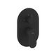 EL 065.20BLM.O2.RB07E Concealed 2-way tap without body, set, black matt