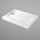 Dušas paliktnis taisnstūra PAA ART 90x120 cm, Izmērs: 120x90, Цвет: Белый, 2 image