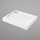 Dušas paliktnis taisnstūra PAA LARGO 80x100 cm, Izmērs: 100x80, Цвет: Белый, 2 image