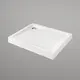 Dušas paliktnis taisnstūra PAA LARGO New 90x110 cm, Izmērs: 110x90, Цвет: Белый, 2 image
