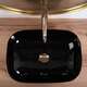 Rea Sanitary Umywalka nablatowa Rea Belinda BLACK GOLD BRUSH, 5 image