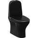 Gustavsberg Tualetes pods Estetic 8300, apslēpts S/P tipa sifons, Hygienic Flush mala, duālā skalošana, vāks ar Soft Close/Quick Release, Ceramicplus, līmējams, melns - gab.