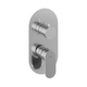 EL 068.00CR.O3.RB07F Concealed 3-way tap without body, chrome