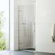 Shower door COSD1-90 chrom+glass Transparent
