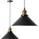 Toolight LAMPA SUFITOWA WISZĄCA PORTO BLACK APP016-1CP