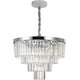 Toolight Lampa kryształowa wisząca APP1534-8CP4 Chrom