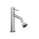 ES 012.60RGB Washbasin tap 190 mm výp without pop-up waste, chrome
