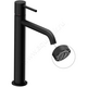 ES 014.20BM Washbasin tap 250 mm without pop-up waste, black matt
