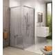 Kvadrāta dušas kabīne (stūris) RAVAK X-Point XP3RV2-80X80, 80x80x190cm, bez paliktņa, X1LV40C00Z1A