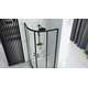 Rea Sanitary Kabina Prysznicowa REA Look Czarna Black 80x80, 4 image