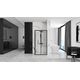 Rea Sanitary Kabina Prysznicowa Narożna Rapid Fold Black, 5 image