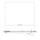 Shower door COSD1-80 chrom+glass Transparent, изображение 2