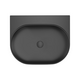 Washbasin Yard 600 ceramic without hole black matt