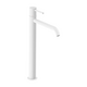 ES 015.10WV Washbasin tap 340 mm without pop-up waste, white velvet