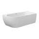 Bathtub Freedom Corner L 1700x800 snowwhite/white overflow, freestanding