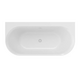 Bathtub Ypsilon  Wall 1780x860 snowwhite/white overflow, freestanding, 2 image