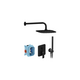 FL 090.21BL Concealed shower set, black