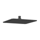 986.20BLM Head shower square, 250 mm, black matt