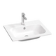Washbasin Chrome 600 Slim white with holes