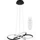 Toolight Lampa sufitowa nowoczesna LED + PILOT APP814-CP Node Czarna